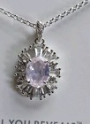 BP NECKLACE RBP8534 "A Sunkissed Moment" LC Pink Quartz On Rhodium