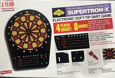 ダーツ DART GAME ELECTRONIC DARTBOARD Supertron-X Electronic Dart Game | eBay