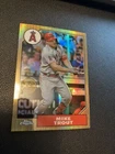 2022 Topps Chrome 1987 Refractor #87BC-1 MIKE TROUT SP card! ANGELS!