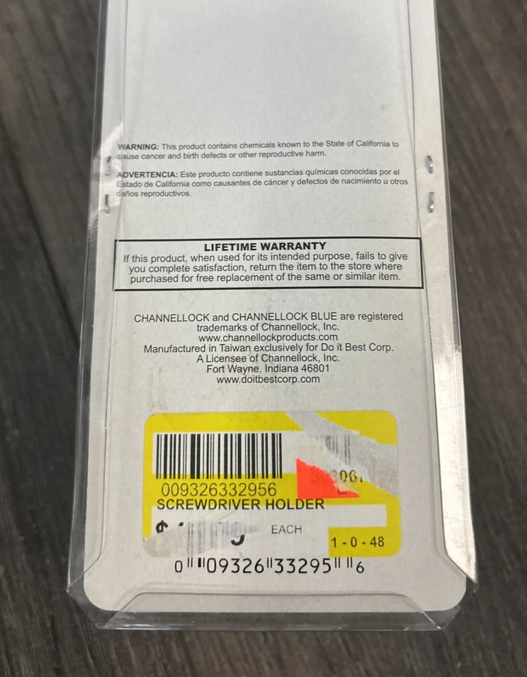 Channel Lock Magnetic Screwdriver Rack Holds 10 Screwdrivers 009326332956 - Image 3 of 4