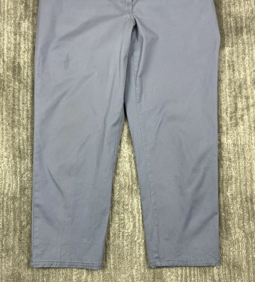 Ruby Rd. Favorites Pants Womens 8 Blue Part Elastic Waist - Image 3 of 4