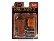 HAUL N GO 3 6 PIECE DIECAST MODEL SET FOR 1/64 SCALE BY AMERICAN DIORAMA 76522