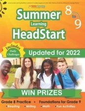 Lumos Summer Learning HeadStart, Grade 8 to 9: Includes Engaging Activiti - GOOD