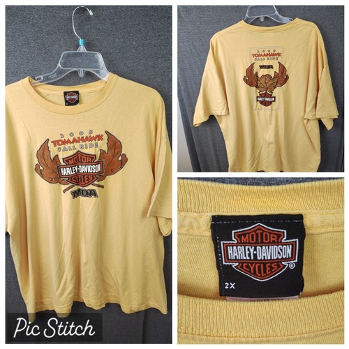 Harley Davidson T Shirt Tomahawk Fall Ride Gr. 2X 2008