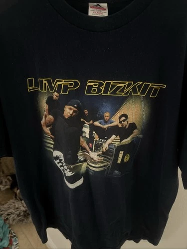 SZ XL LIMP BIZKIT CHOCOLATE STARFISH MUSIC BAND 2000s vintage concert t-shirt, vintage, size XL, single stitch, B+ condition