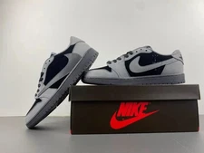 Travis Sc0tt x Jordan 1 Low Gray and Black Size US 7-12 - Men's