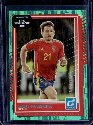 2025-26 Panini Donruss Road to FIFA World Cup 26' Mikel Oyarzabal Teal #/199