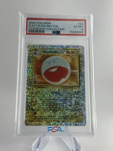 PSA 6 2002 Pokemon Electrode 22/110 Legendary Reverse Holo