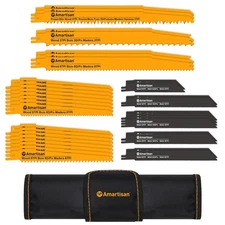 AMARTISAN Bi-Metal Reciprocating Saw Blade ((36-Piece) Saw... 