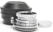 Leitz Leica rigid Summaron 3.5/3.5cm lens M39 Screw Mount clean condition