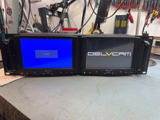 Delvcam DELV-2LCD-7XLRM Dual Rackmount 7" Color Monitors -HDMI -VGA-VIDEO-USB