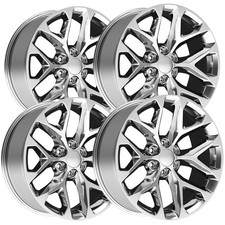 Set Of 4 Oe Performance 176c 20x9 6x5.5 24mm Chrome Wheels Rims 20 Inch