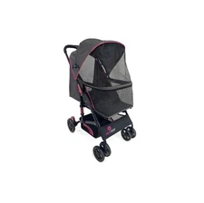 22” Buddy Buggies Foldable Pet Stroller - Shock Absorbing Frame wit... Fas