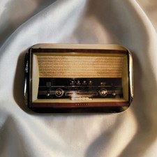 Altes Röhrenradio Kühlschrankmagnet Retro Vintage