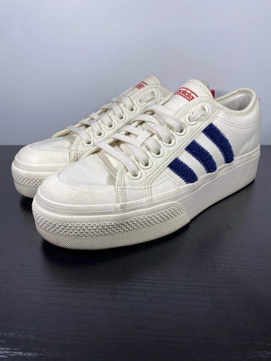 adidas gazelle silver green womens Adidas Nizza Platform White (W)