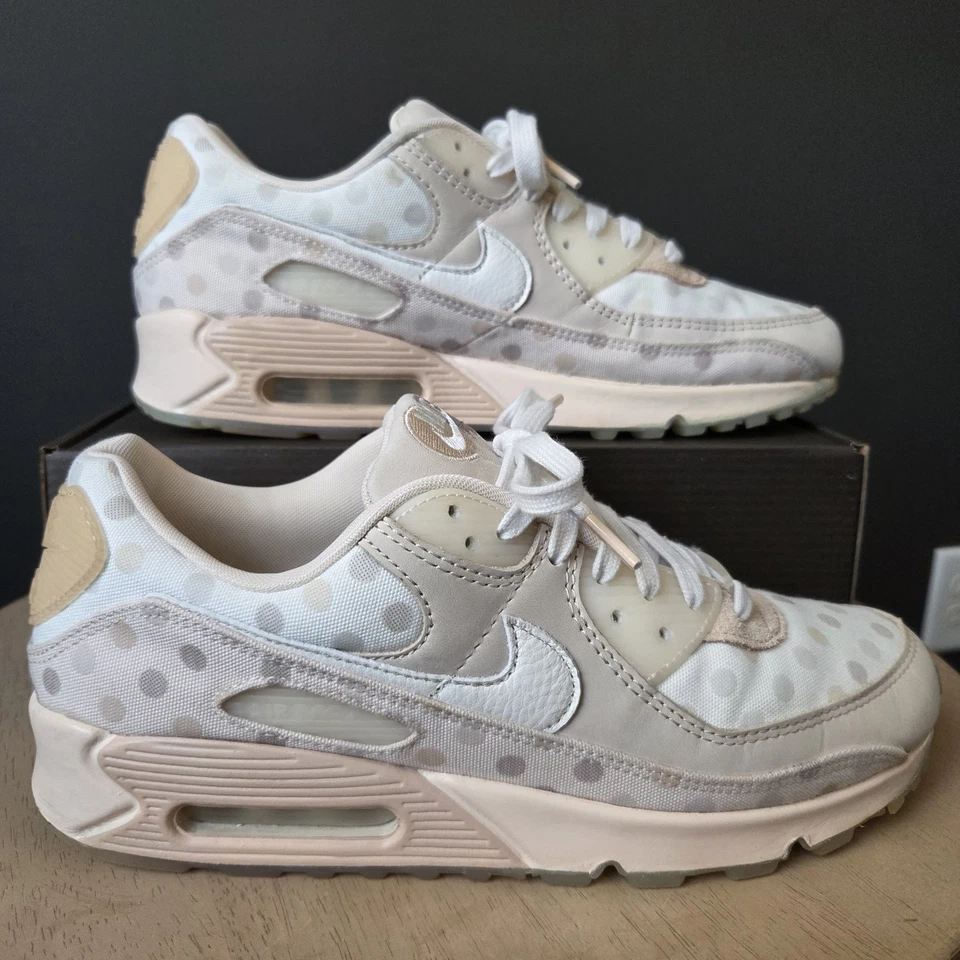 Nike Para Mujer Air Max 90 NRG Diagrama Venn Brillo Lunares Tenis Zapatos 10 Foto 3 de 4