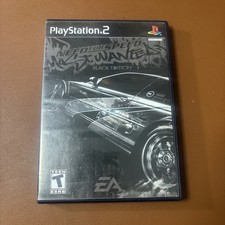 Need for Speed: Most Wanted Black Edition Sony PlayStation 2 Case Disc Book DVD