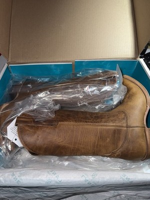 LANE Emma Jane Midi Cowboy Boots Desert Clay 9.5