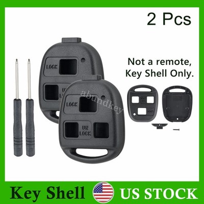 2 For Lexus RX300 RX330 RX350 ES300 GX470 SC430 RX400H Remote Key Fob Shell Case
