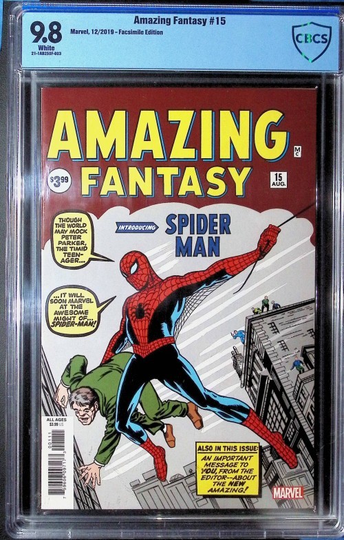 Amazing Fantasy #15 (Facsimile Edition) Value - GoCollect