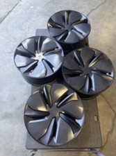 Set of OEM 19" Crossflow Tesla Model Y 2025 Wheels And Covers