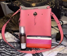 3pc Kate Spade Marti Bucket Bag, Wallet, And B&BW Coconut Spray!!