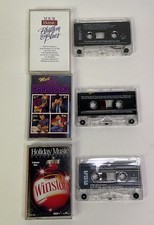 1980s Lot Of 3 Cigarette Brand Cassette Tapes Promoted Basic, CAMEL, Winston