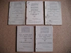 5x WW2 British Army Military Training Pamphlet - Operations, Mines, Engineering