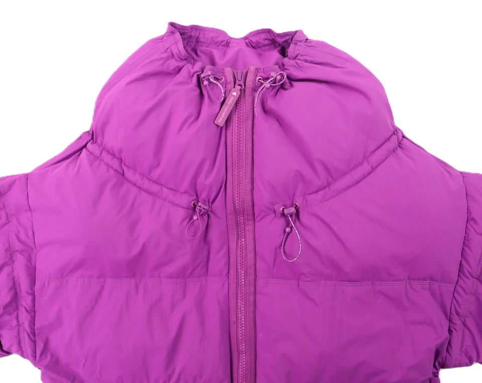 Abrigo chaqueta acolchada aislante púrpura ADIDAS STELLA MCCARTNEY EE. UU. 36 M 6 8 para mujer Foto 3 de 4