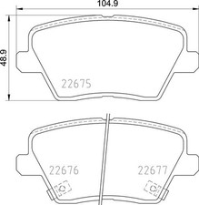 Bremsbelagsatz Hinten für Hyundai i30 PD Fastback Hatchback Van Kombi ab 16->