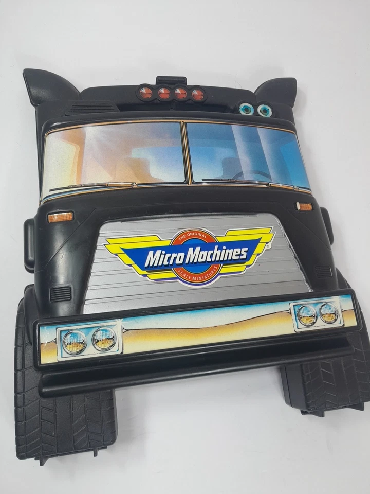 Semirremolque estuche de transporte Galoob Micro Macines 1988 vintage Foto 2 de 4