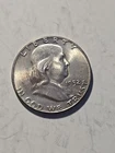 1952-P Franklin Half Dollar 90% - Full Bell Lines - FBL Tone Spots - Clean Cheek