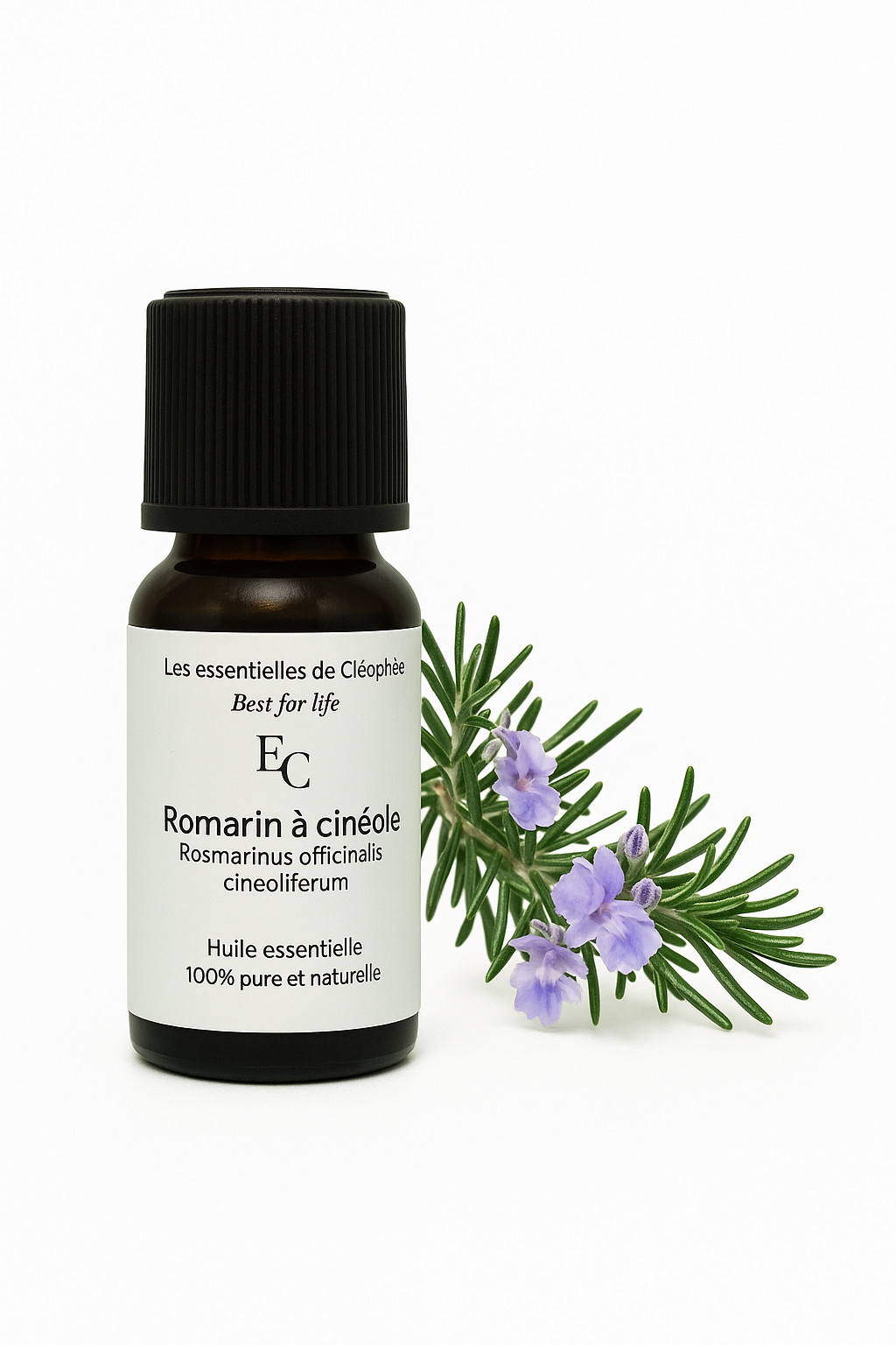 Huile essentielle Romarin à cinéole 100 ml 100 % pure et naturelle d'exception
