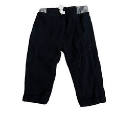 Just One You Made by Carter's Black Baby Pants with White Stripes Size 9M