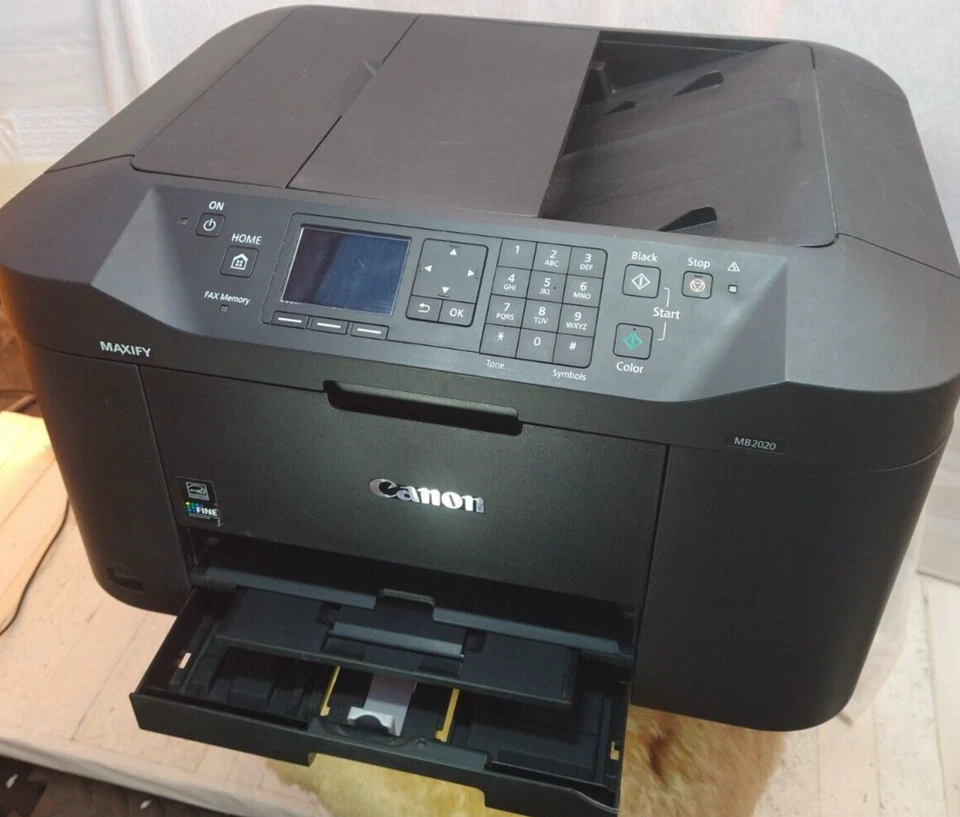 CANON MAXIFY ALL-IN-ONE INKJET PRINTER MB2020 DUPLEX PRINTING - PARTS OR REPAIR - Image 3 of 4