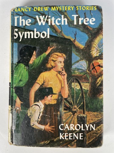 Vintage Nancy Drew Book #33 The Witch Tree Symbol by Carolyn Keene 1955 NY G&D - Foto 1 di 9