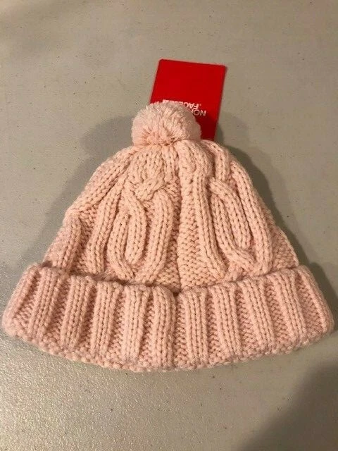 Gorro The North Face Baby Cable Minna Nuevo con Etiquetas Rosa Purdo Pequeño 2-3T Envío Gratis Foto 2 de 2