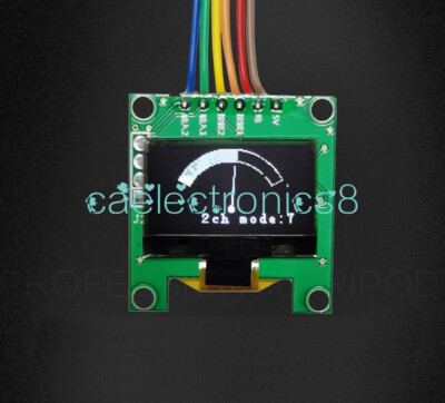 0.96'' OLED Music Spectrum Display Analyzer Audio Level Indicator VU Meter