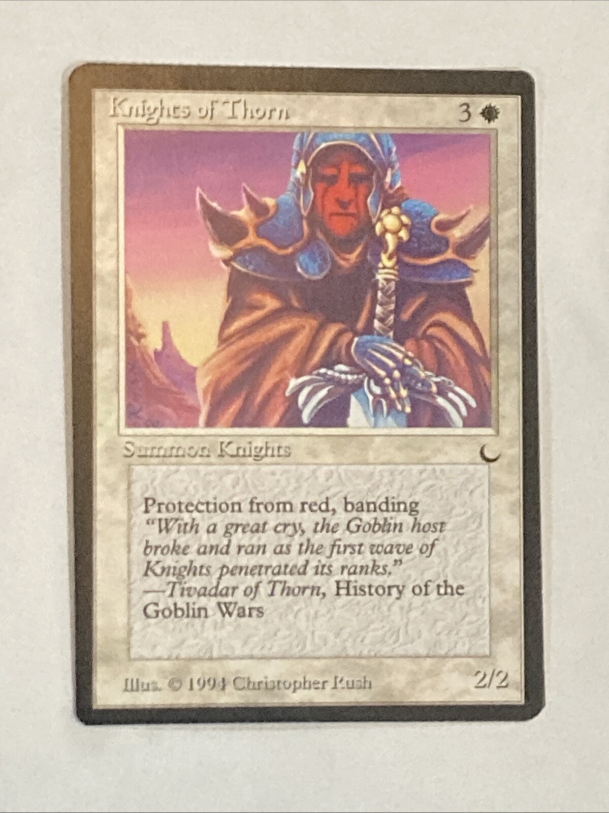 MTG - Knights Of Thorn - The Dark - NM English Magic 1994
