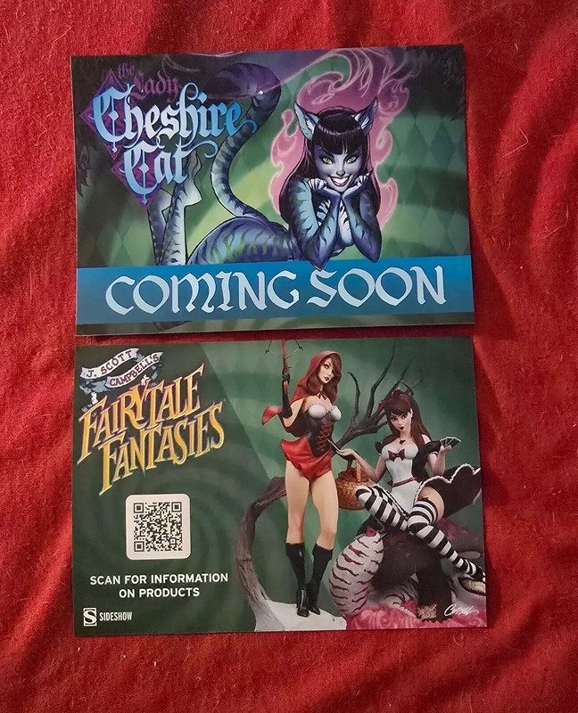 SDCC 2024 J Scott Campbell's Cheshire Cat Promo Card