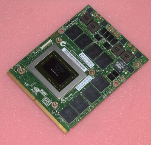 DELL NVIDIA GTX675m DDR5 2GB Video Card FOR ALIENWARE MSI CLEVO N13E-GS1-A1 - Picture 2 of 3