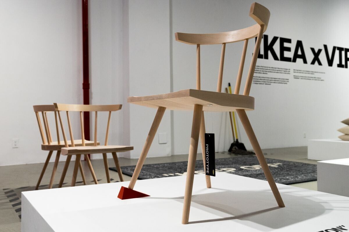 Chair by Virgil Abloh for Ikea for sale at Pamono