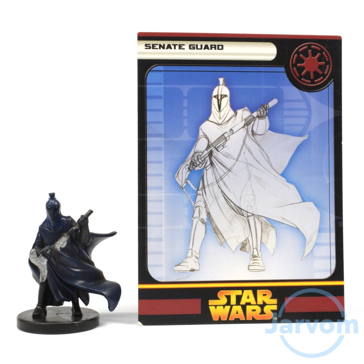 Star Wars Miniatures Universe Revenge of the Sith Senate Guard 18/60 w/ Card