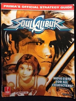Soul Calibur 1 Prima's Official Video Game Strategy Guide Prima Namco 1998 1999