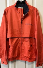 Corvette Cutter & Buck Sportswear Jacket Orange w/Black Accents Medium NWT