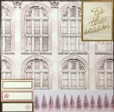 Merry Christmas, Premade 12x12 Scrapbook Page, Handmade, Album Page, Photo Ready