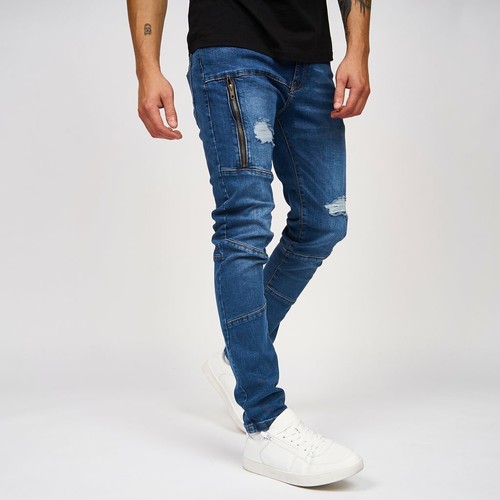 Mens Jeans Edengrove Mid Wash 