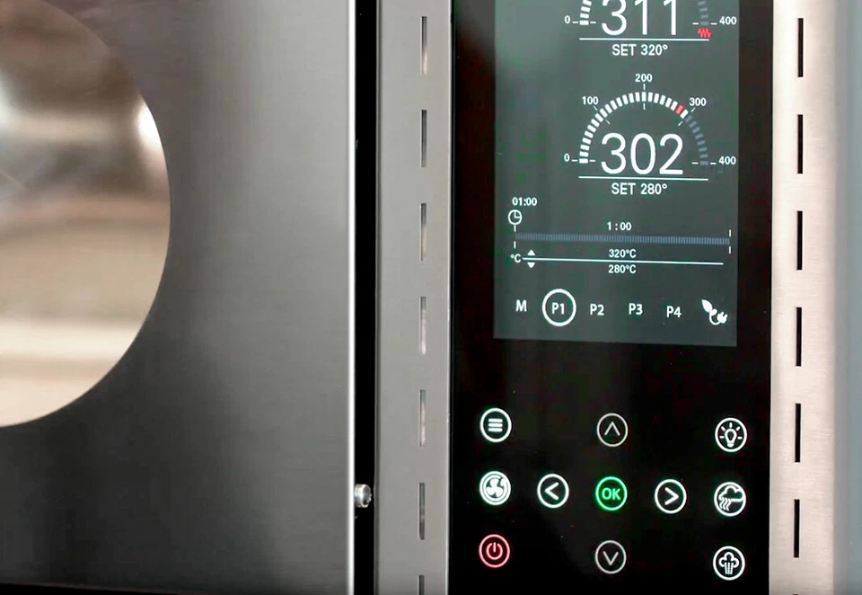 Prismafood Pizzaofen Digital Genius4 mit Umluftfunktion für 4 Pizzen Gastlando - Bild 2 von 4