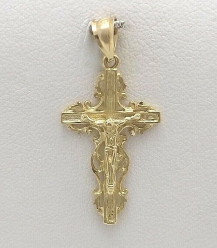 OroAmerica 14k Gold Jesus Cross 