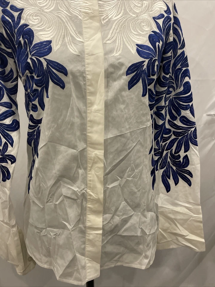 Blusa bordada Stella McCartney RTW 2012 talla IT 40 Country Chic Foto 3 de 4